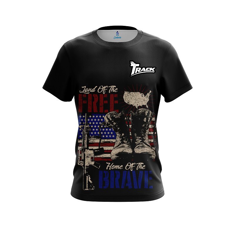 Track Land Of The Free CoolWick Bowling Jersey