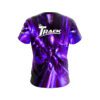 Track Liquid Plasma Purple CoolWick Bowling Jersey - Image 2
