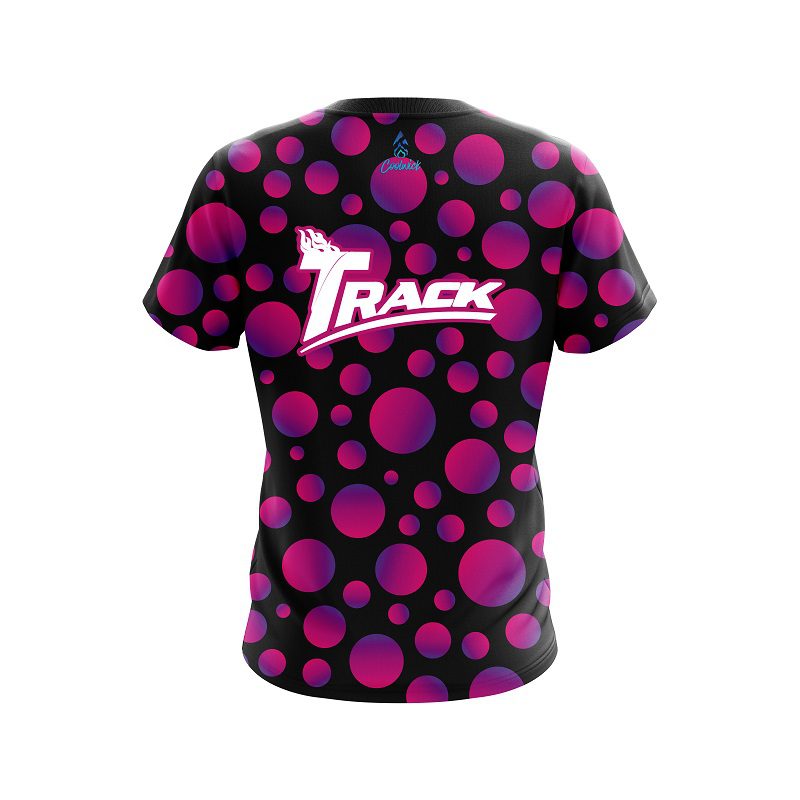 Track Neon Bubbles CoolWick Bowling Jersey - Image 2