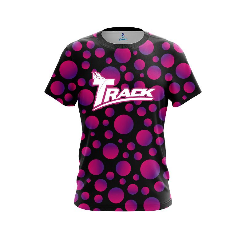 Track Neon Bubbles CoolWick Bowling Jersey