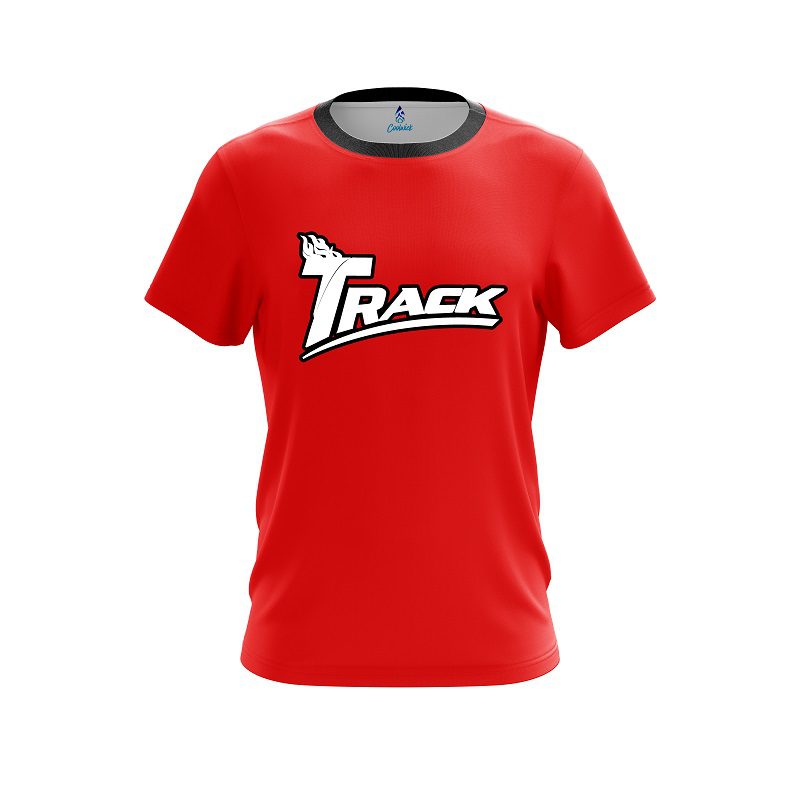 Track Red CoolWick Bowling Jersey