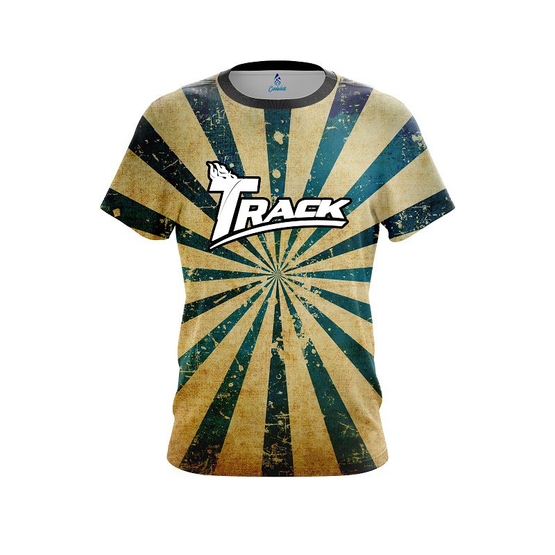 Track Retro Grunge 2 CoolWick Bowling Jersey