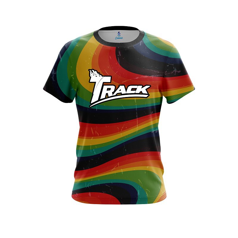 Track Retro Grunge CoolWick Bowling Jersey