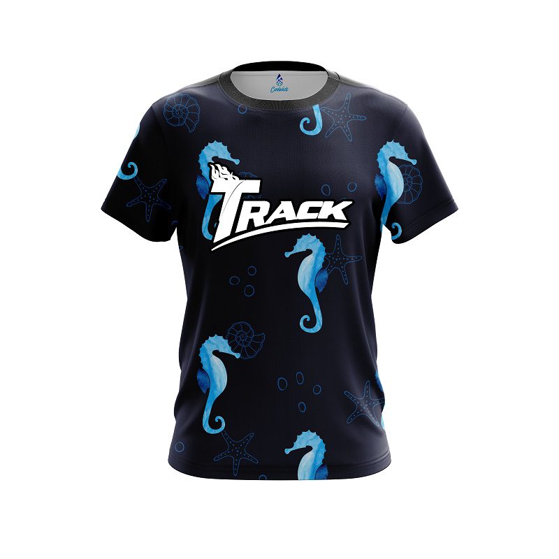 Track Underwater Seahorse CoolWick Bowling Jersey