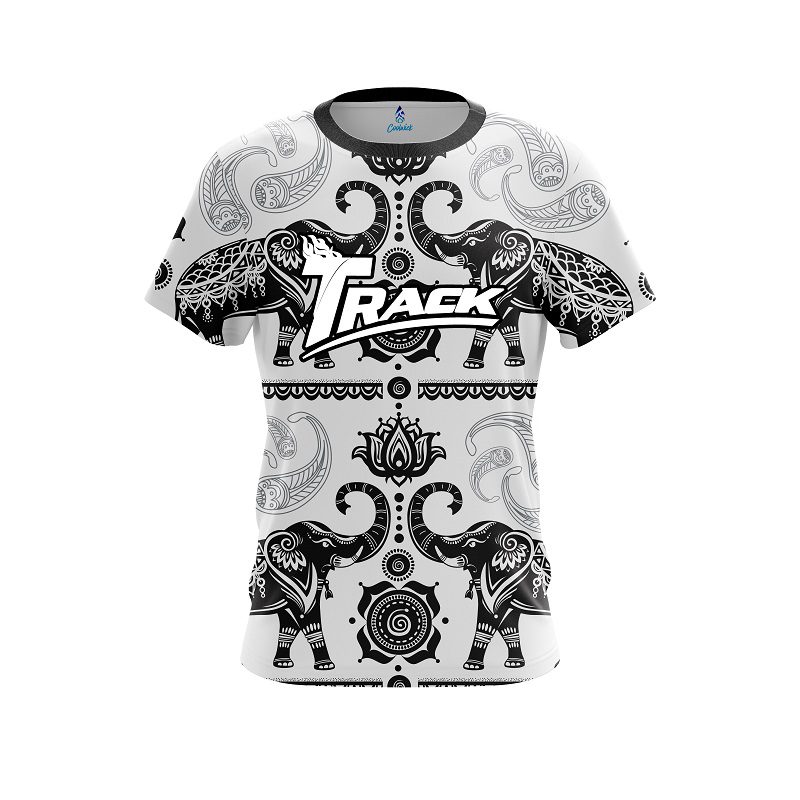 Track Tribal Elephants CoolWick Bowling Jersey