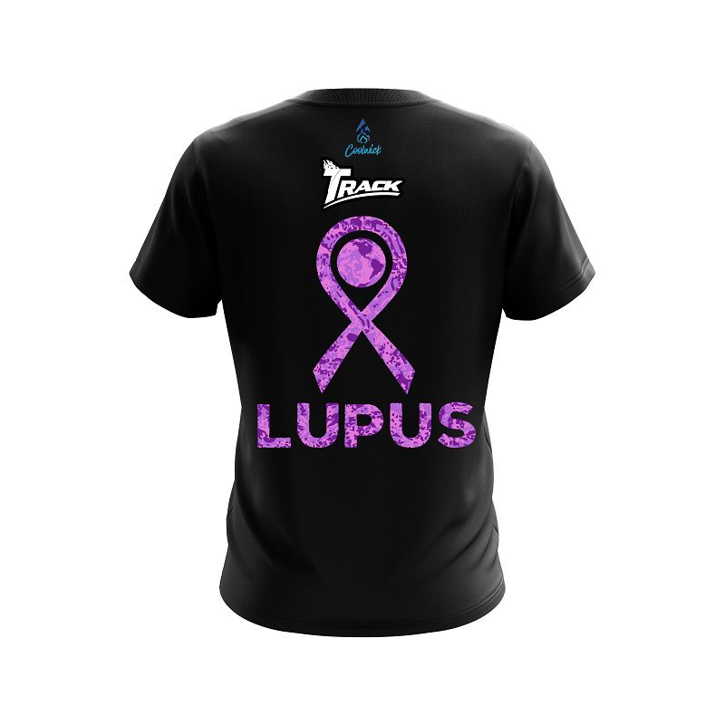 Track World Lupus Cancer Awareness 4 CoolWick Bowling Jersey - Image 2