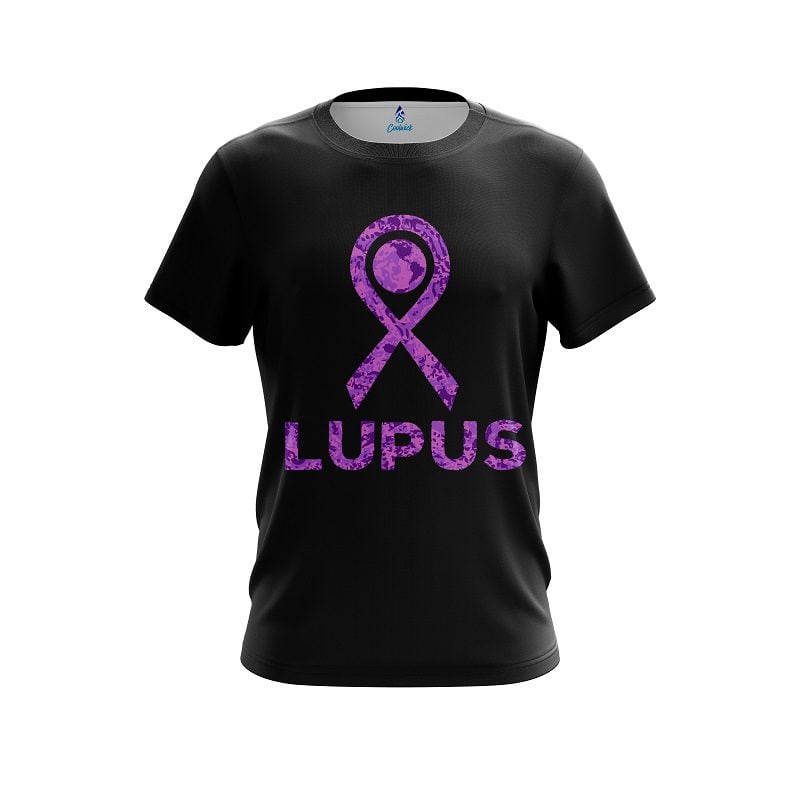 Plain World Lupus Cancer Awareness 4 CoolWick Bowling Jersey