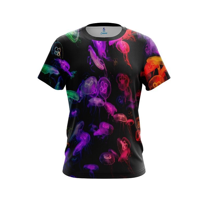 Plain Glowing Jellyfish CoolWick Bowling Jersey
