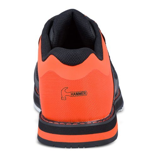 orange and black bowling shoes