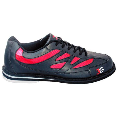 3G Cruze Black Red Unisex Bowling Shoes