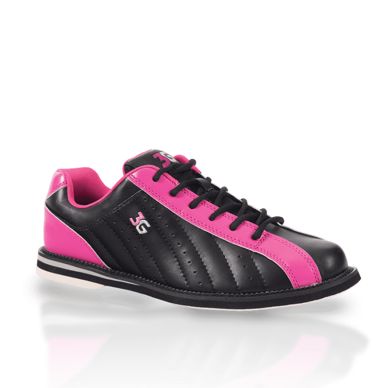 3G Kicks Black Pink Womens Bowling Shoes
