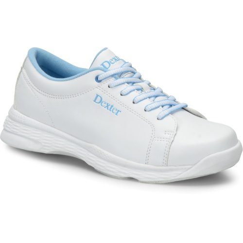 Dexter Raquel V Jr White Blue Girls Bowling Shoes