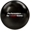 900 Global Clear Poly Black Bowling Ball - Image 3