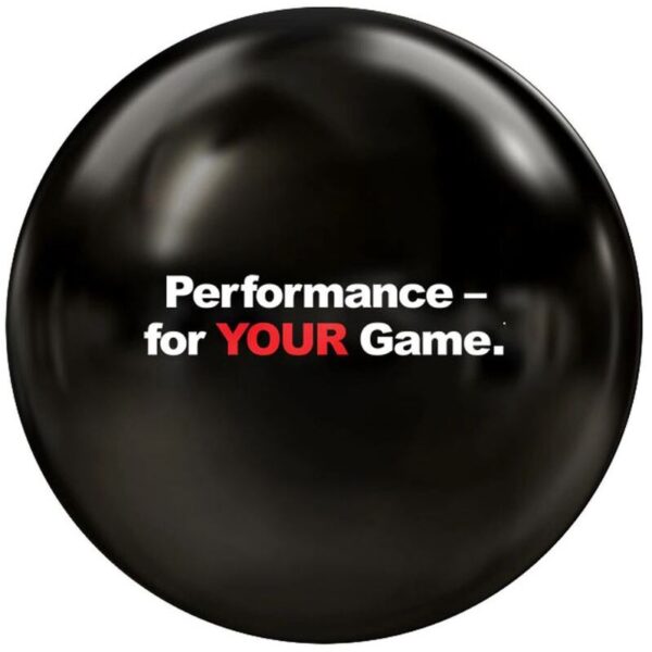 900 Global Clear Poly Black Bowling Ball - Image 3