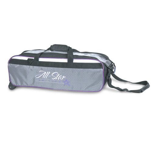 Image of Roto Grip 3 Ball Triple Travel Tote Purple All Star Edition Bowling Bag