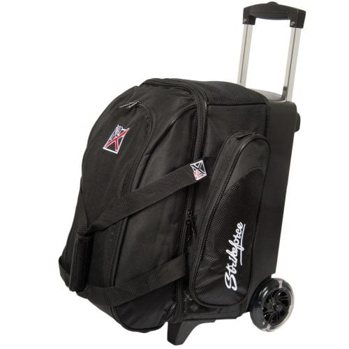 KR Cruiser 2 Ball Double Roller Black Bowling Bag