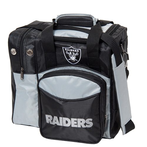 KR NFL 1 Ball Tote Las Vegas Raiders Bowling Bag