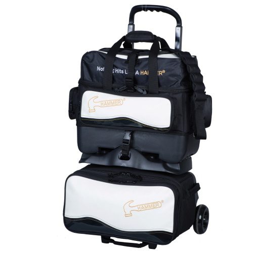 Hammer Vibe 4 Ball Stackable Black White Bowling Bag