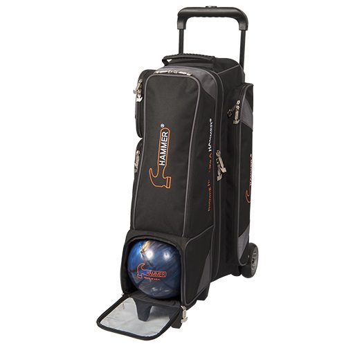 Elite 4 Ball Roller Black/Royal Bowling Bag | Bowling.Com