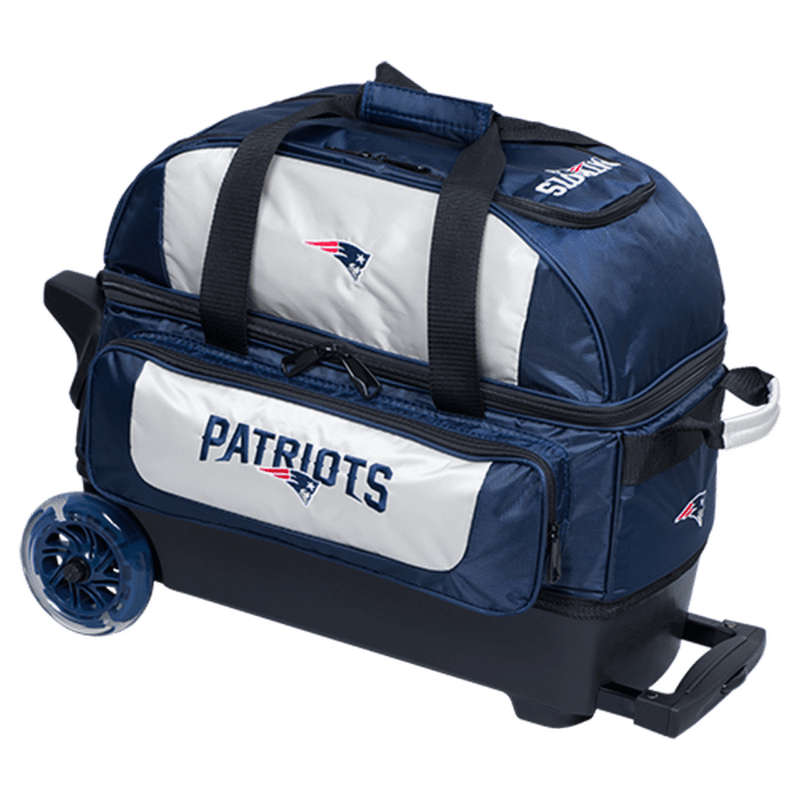 KR NFL 2 Ball Double Roller New England Patriots Bowling Bag - Image 2