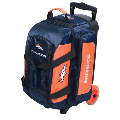 KR NFL 2 Ball Double Roller Denver Broncos Bowling Bag