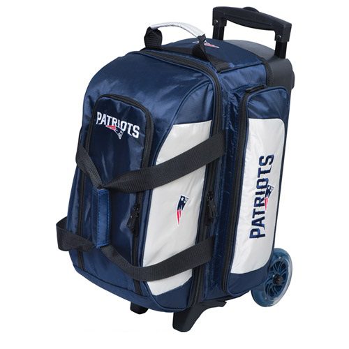 KR NFL 2 Ball Double Roller New England Patriots Bowling Bag
