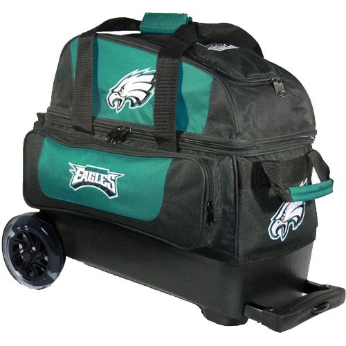 KR NFL 2 Ball Double Roller Philadelphia Eagles Bowling Bag