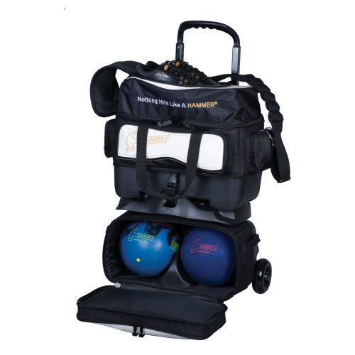 Hammer Vibe 4 Ball Stackable Black White Bowling Bag - Image 2