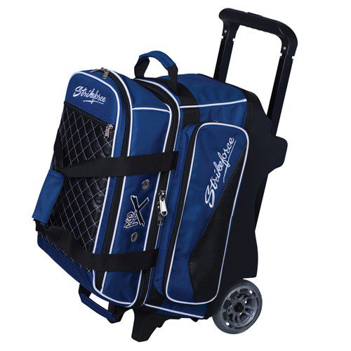 KR Strikeforce 2 Ball Royal Flush Double Roller Royal Bowling Bag