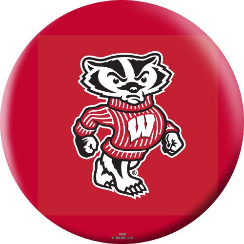 OTB NCAA University of Wisconsin Badgers Bowling Ball - Image 2
