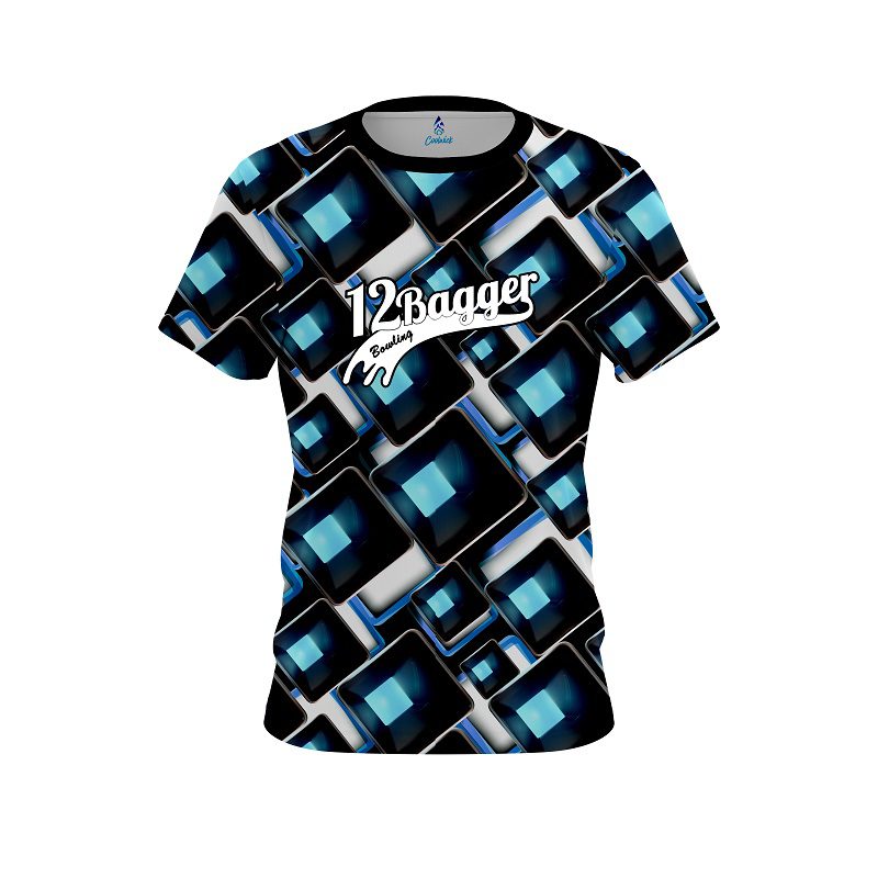 12Bagger Conception Blue CoolWick Bowling Jersey