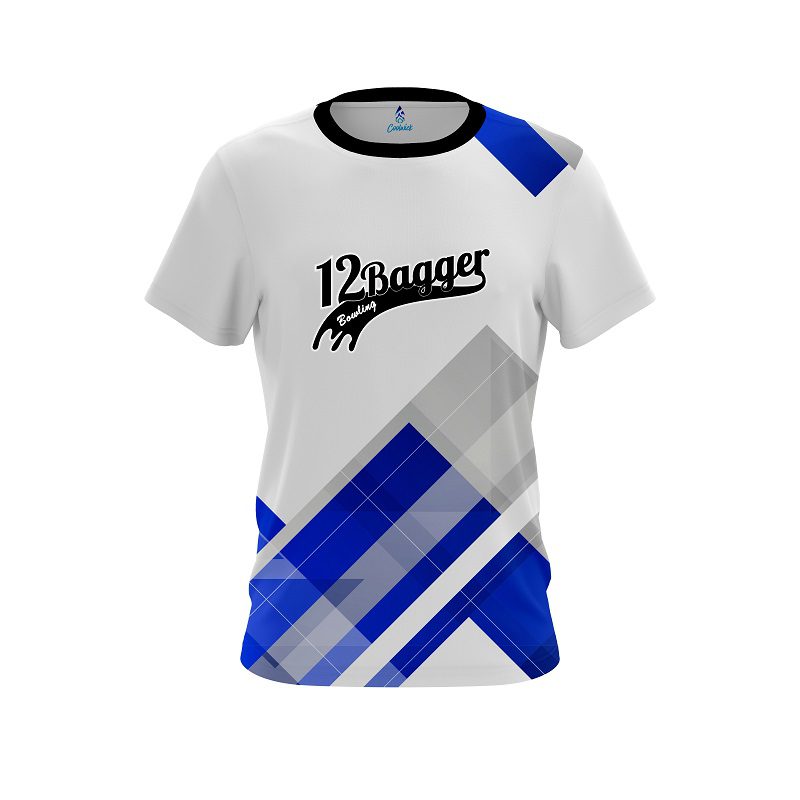 12Bagger Flyer Blue CoolWick Bowling Jersey