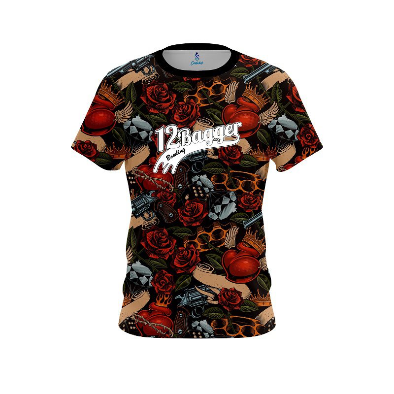 12Bagger Love Kills  CoolWick Bowling Jersey