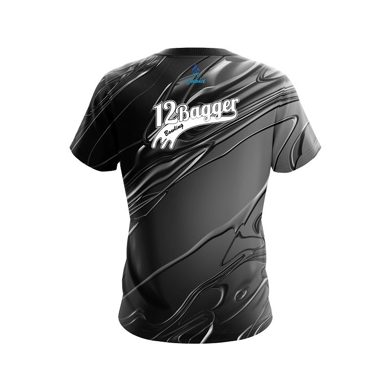 12Bagger Melting Silver CoolWick Bowling Jersey - Image 2