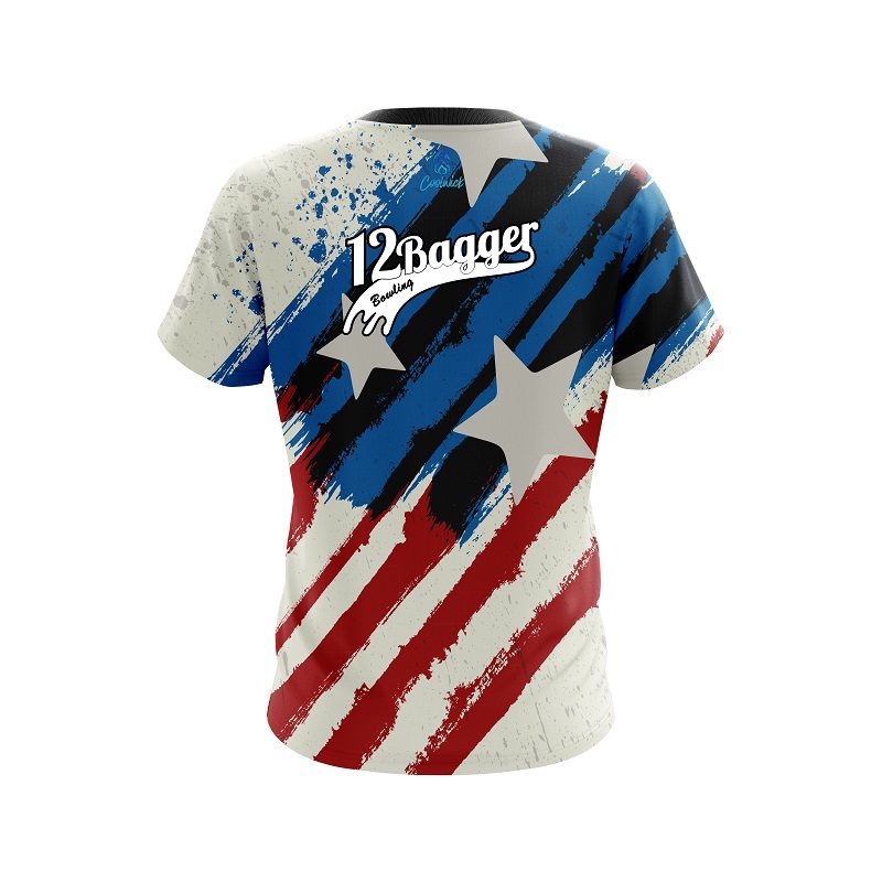 12Bagger Merica CoolWick Bowling Jersey - Image 2