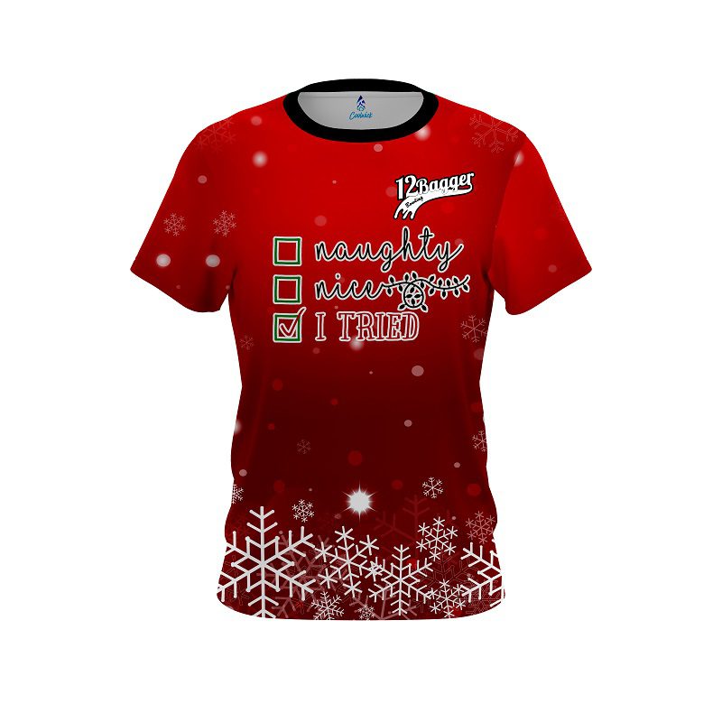 12Bagger Naughty Or Nice CoolWick Bowling Jersey