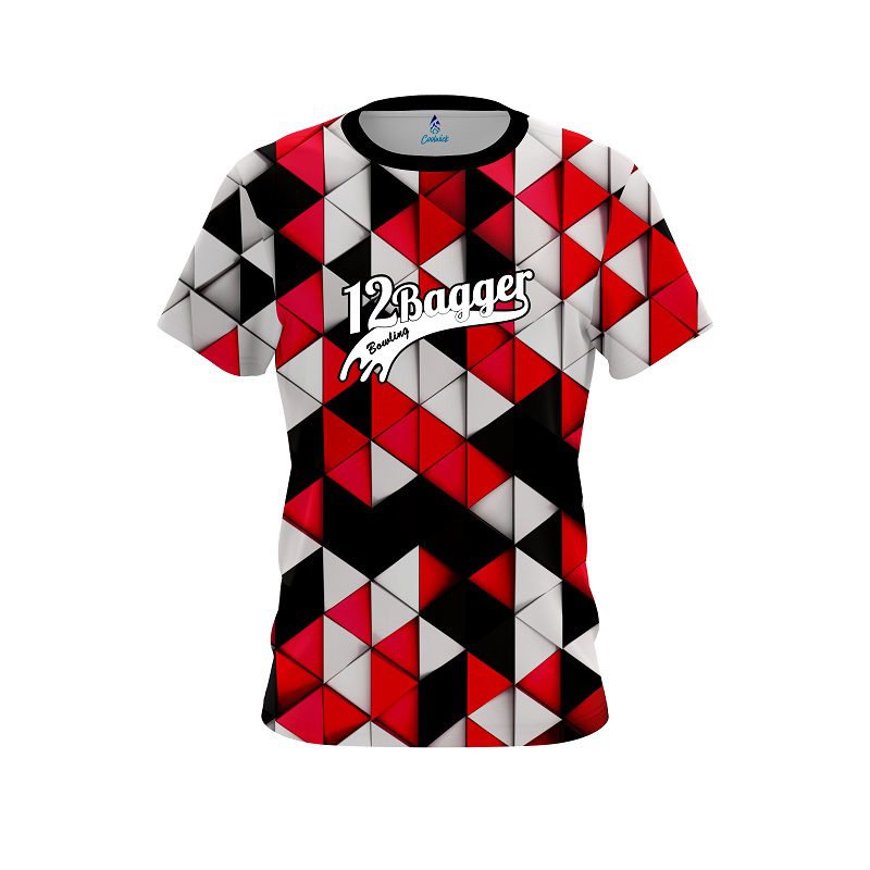 12Bagger Prism Red CoolWick Bowling Jersey