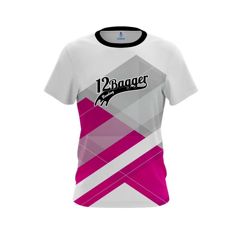 12Bagger Racing Pink CoolWick Bowling Jersey