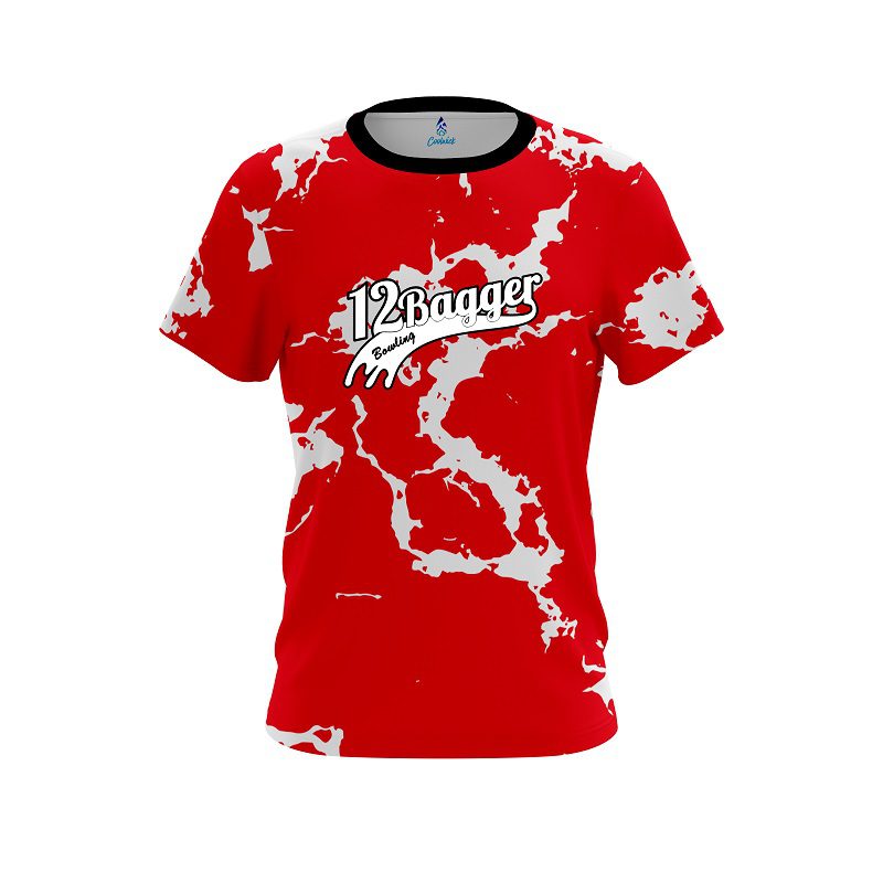 12Bagger Red Shock CoolWick Bowling Jersey