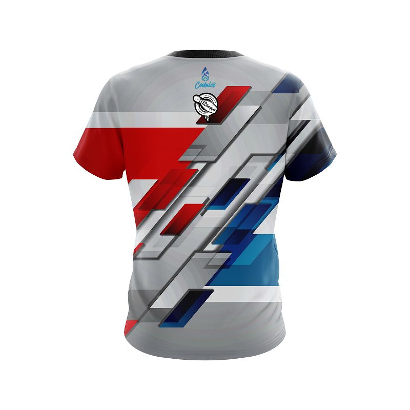 12Bagger Silver Swift CoolWick Bowling Jersey - Image 2