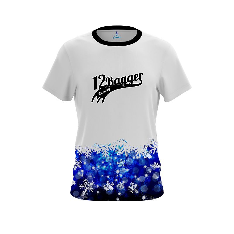 12Bagger Snowflake Season CoolWick Bowling Jersey