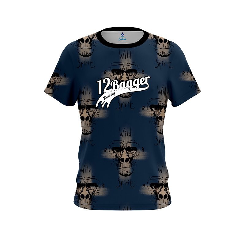 12Bagger Wild Spirit Monkey CoolWick Bowling Jersey