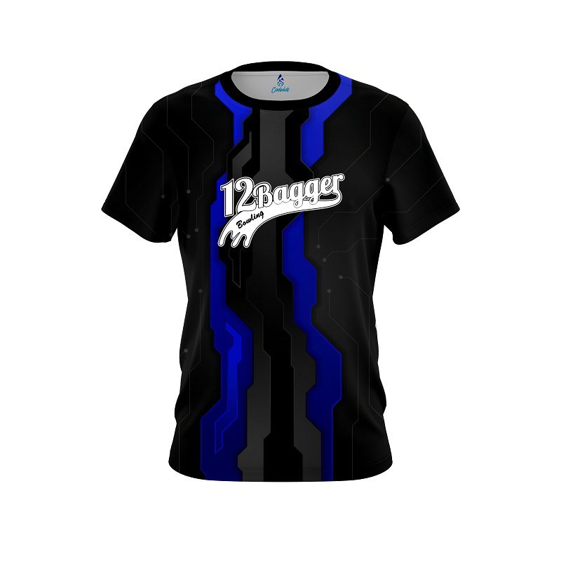 12Bagger Sport Technology Blue CoolWick Bowling Jersey