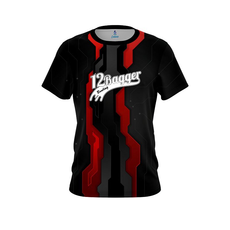 12Bagger Sport Technology Red CoolWick Bowling Jersey