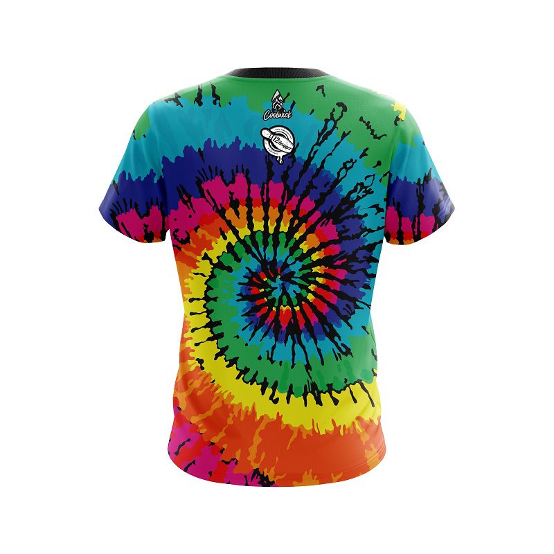 12Bagger Tye Dye CoolWick Bowling Jersey - Image 2