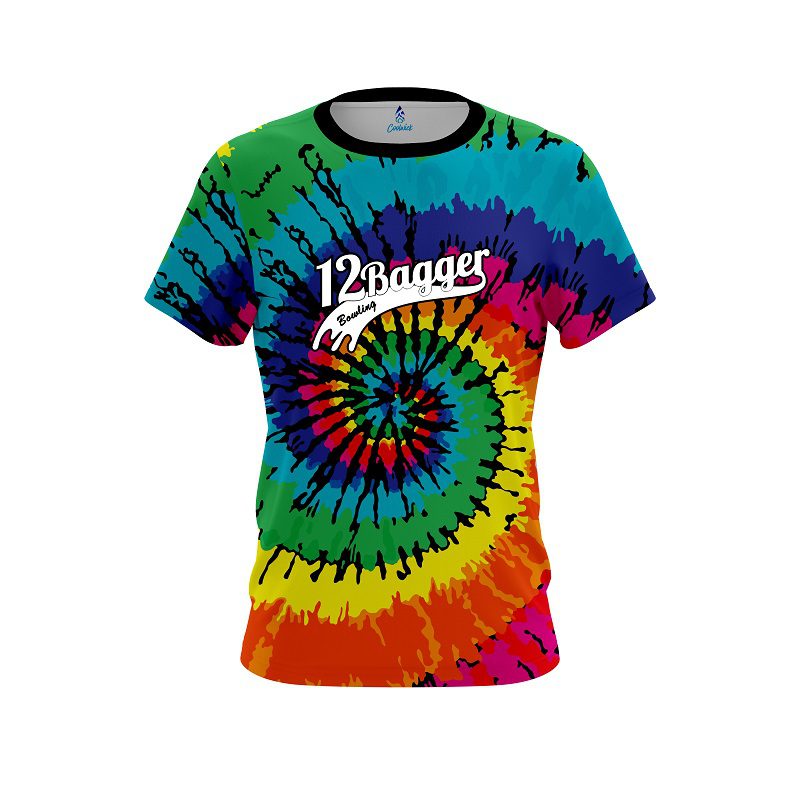 12Bagger Tye Dye CoolWick Bowling Jersey