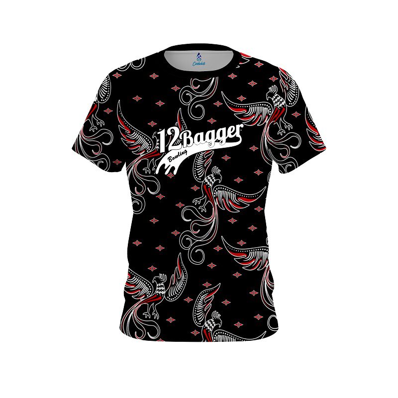 12Bagger Phoenix Break Red CoolWick Bowling Jersey