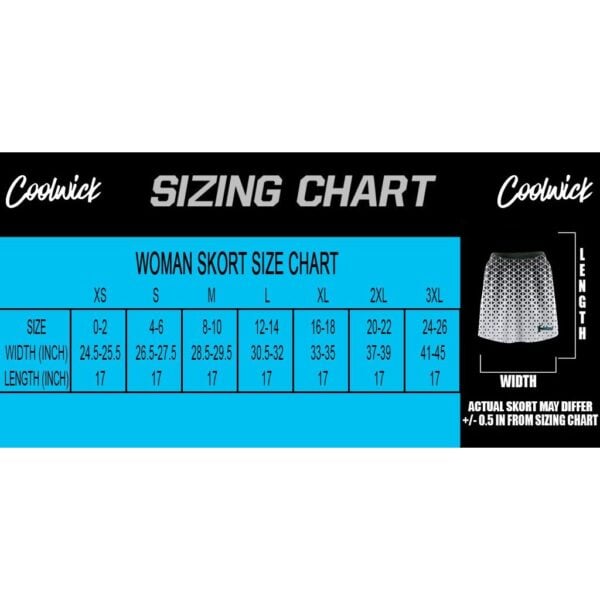 Candy Stripe CoolWick Bowling Skort - Image 2