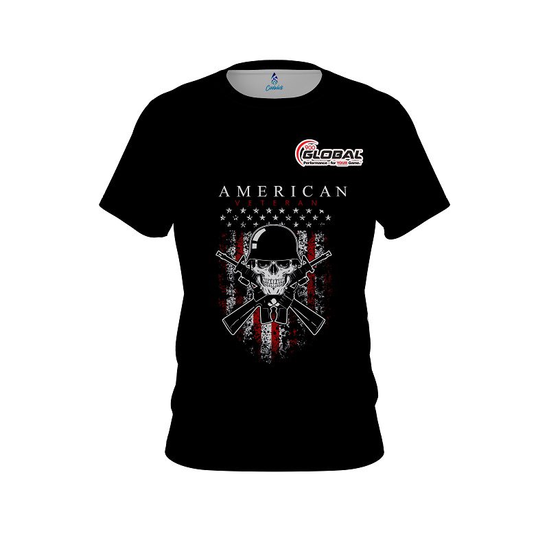 900 Global American Veteran CoolWick Bowling Jersey