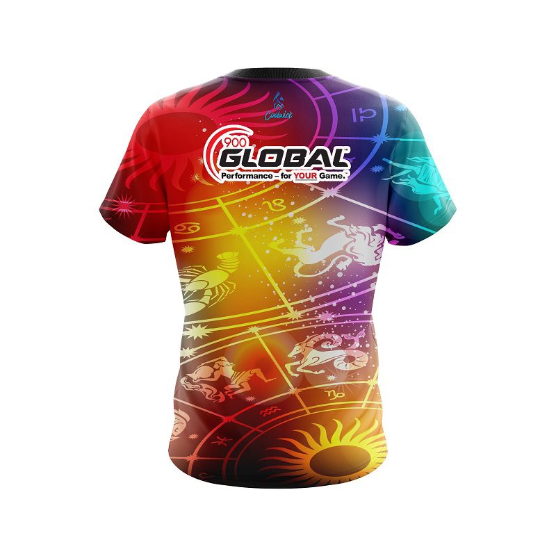 900 Global Astrological Signs CoolWick Bowling Jersey - Image 2